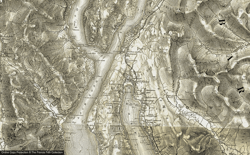 Old Map of Garelochhead, 1905-1907 in 1905-1907