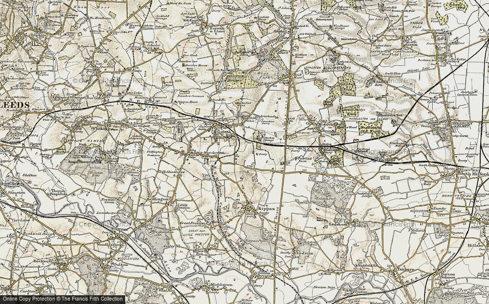 Old Map of Garforth, 1903 in 1903