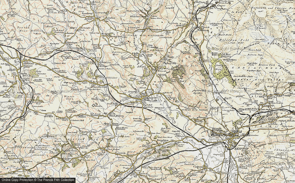 Old Map of Gargrave, 1903-1904 in 1903-1904