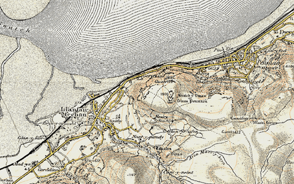 Old map of Garizim in 1903