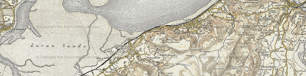 Old map of Garizim in 1903