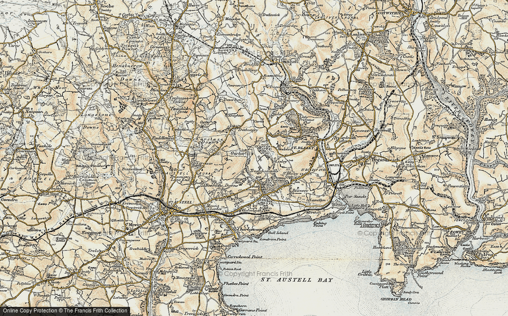 Old Map of Garker, 1900 in 1900