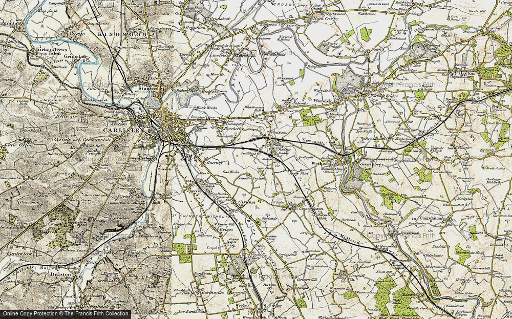 Old Map of Garlands, 1901-1904 in 1901-1904