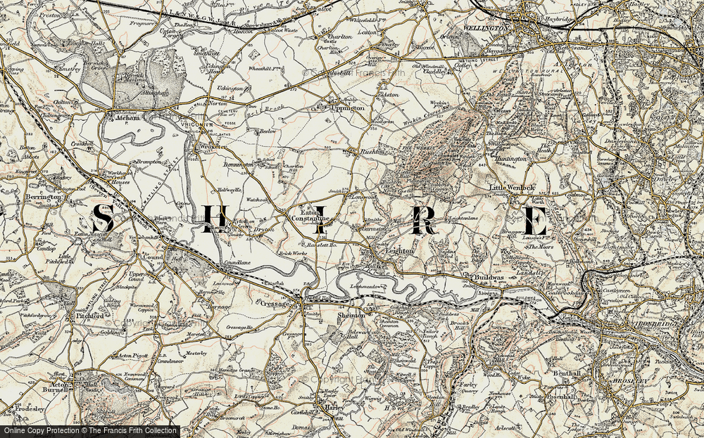 Old Map of Garmston, 1902 in 1902