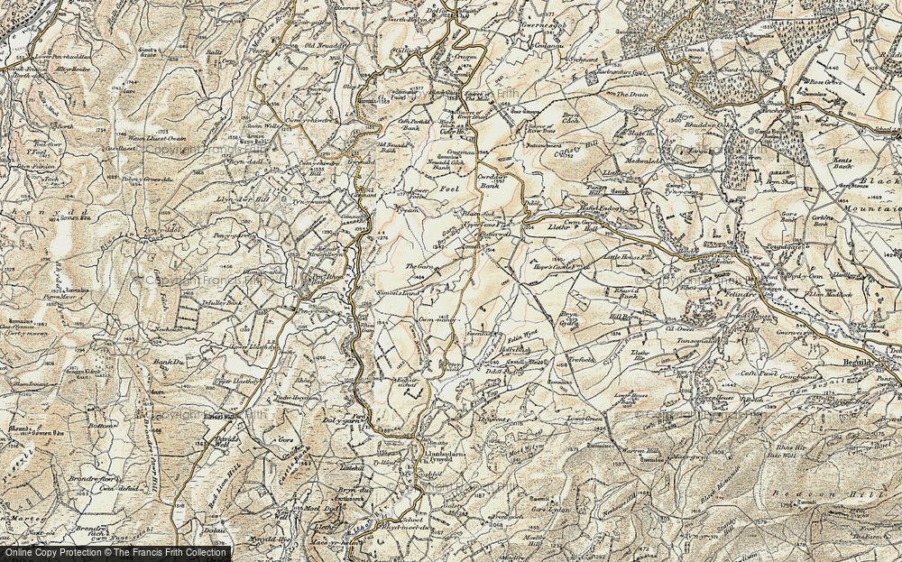 Old Map of Garn, 1901-1903 in 1901-1903