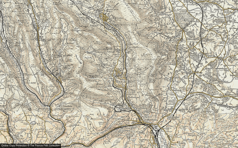 Old Map of Garndiffaith, 1899-1900 in 1899-1900