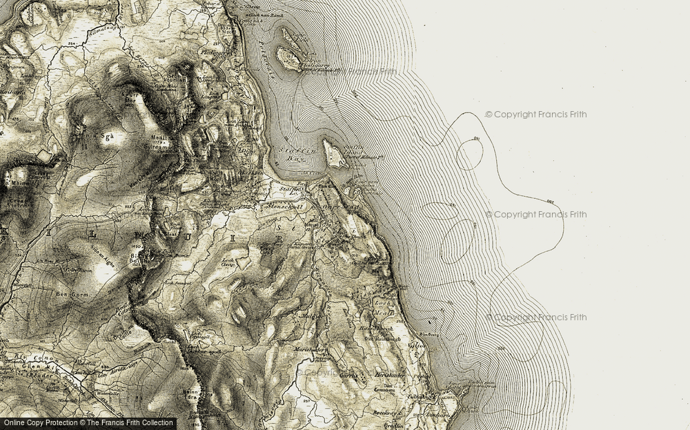 Old Map of Garrafad, 1908-1909 in 1908-1909