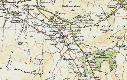 Old map of Garrigill in 1901-1904