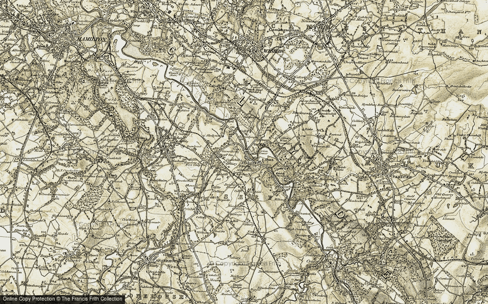 Old Map of Garrion Bridge, 1904-1905 in 1904-1905