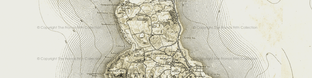 Old map of Breddock Bay in 1905