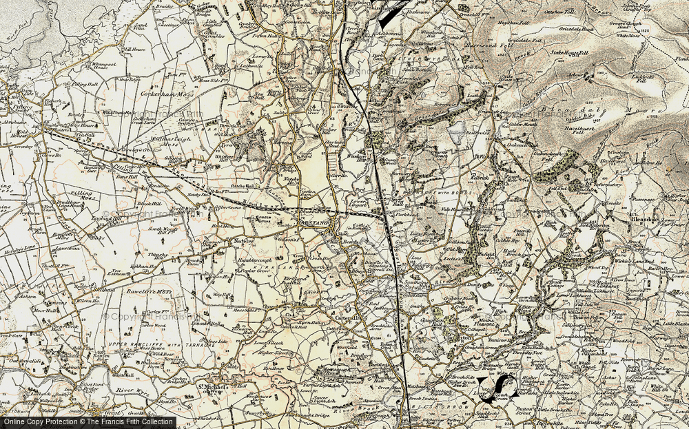 Old Map of Garstang, 1903-1904 in 1903-1904