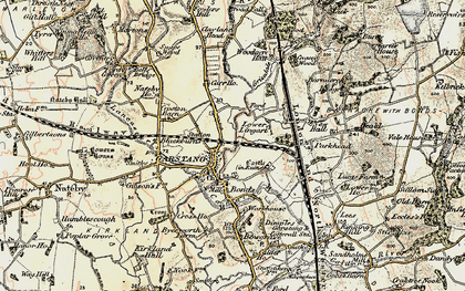 Old map of Garstang in 1903-1904