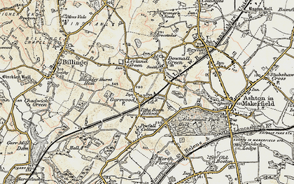 Old map of Garswood in 1903