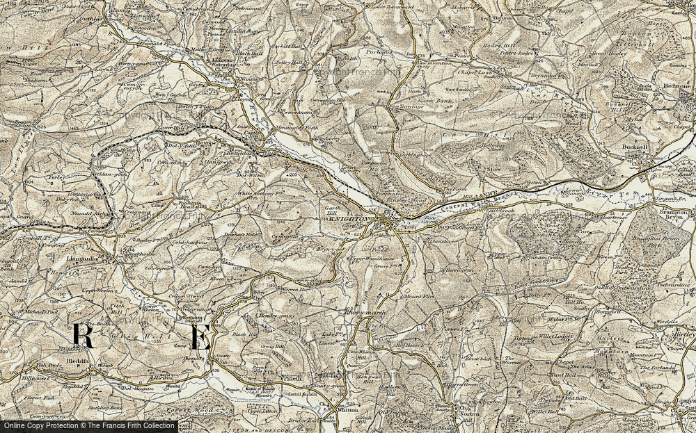 Old Map of Garth, 1901-1903 in 1901-1903