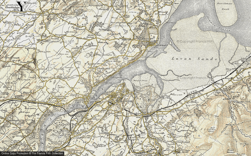 Old Map of Garth, 1903-1910 in 1903-1910