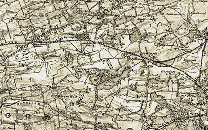 Old map of Gartloch in 1904-1905