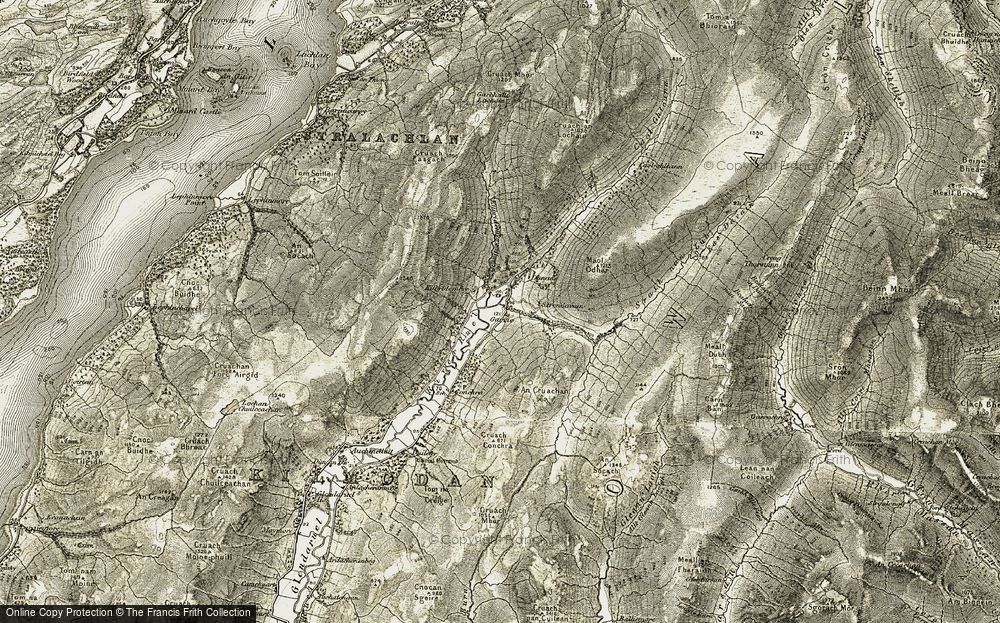 Old Map of Garvie, 1906-1907 in 1906-1907