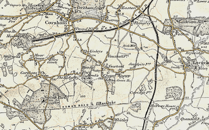Old map of Gastard in 1899