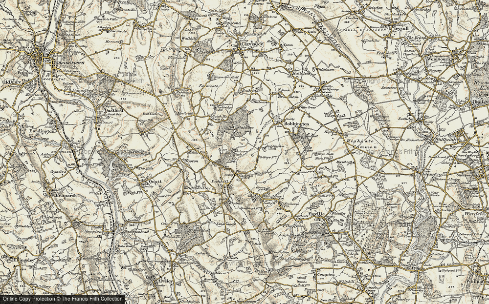 Old Map of Gatacre Park, 1902 in 1902