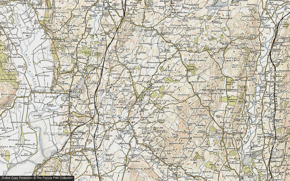 Old Map of Gatebeck, 1903-1904 in 1903-1904