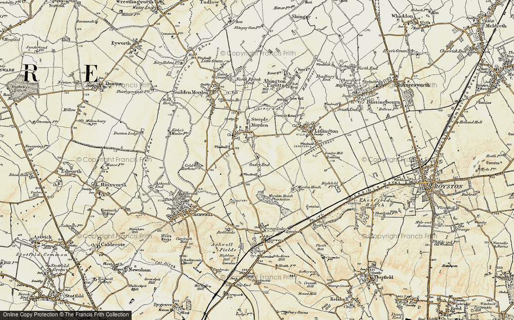 Old Map of Gatley End, 1898-1901 in 1898-1901
