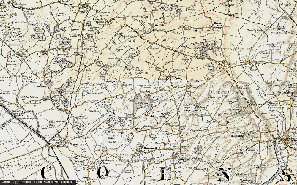 Old Map of Gautby, 1902-1903 in 1902-1903