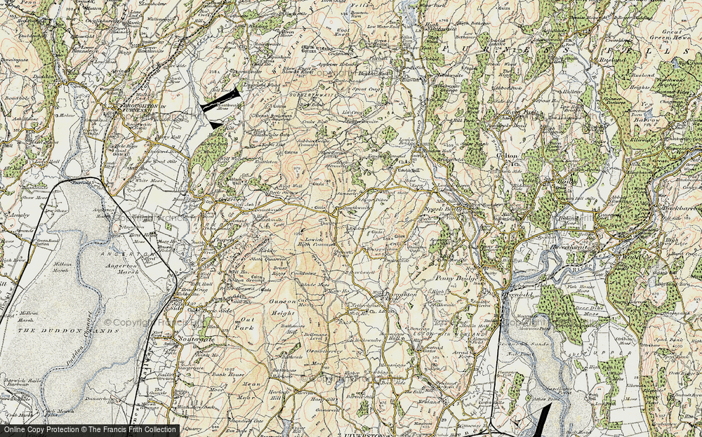 Old Map of Gawthwaite, 1903-1904 in 1903-1904