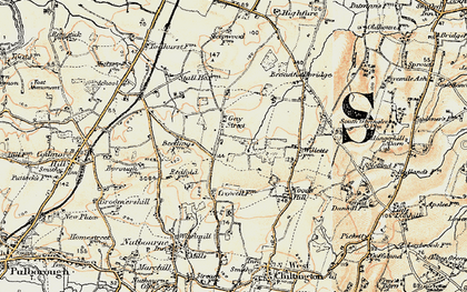 Old map of Beedings in 1897-1900