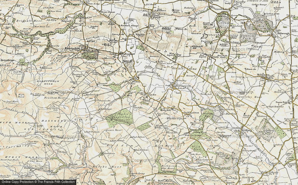 Old Map of Gayles, 1903-1904 in 1903-1904