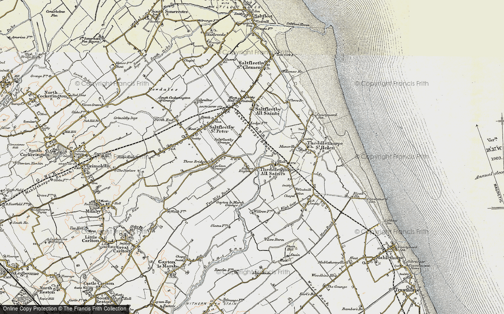 Old Map of Gayton Engine, 1903 in 1903