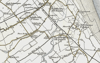 Old map of Gayton Engine in 1903