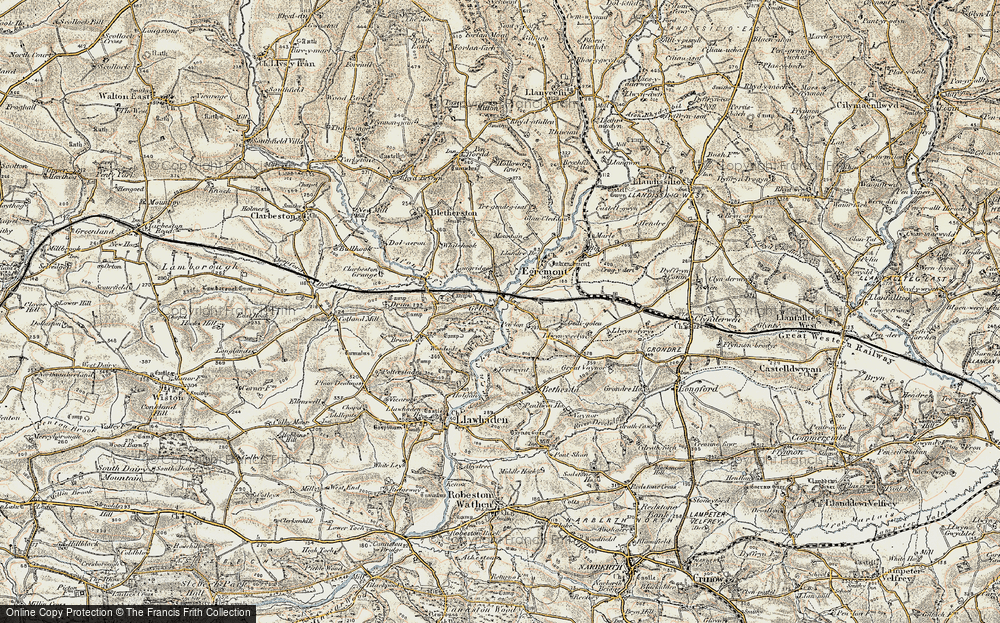 Old Map of Gelli, 1901-1912 in 1901-1912