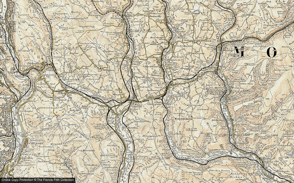 Old Map of Gelli-hâf, 1899-1900 in 1899-1900
