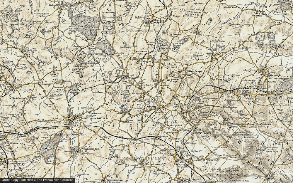 Old Map of Gelsmoor, 1902-1903 in 1902-1903