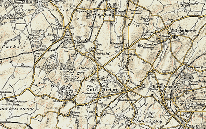 Old map of Gelsmoor in 1902-1903