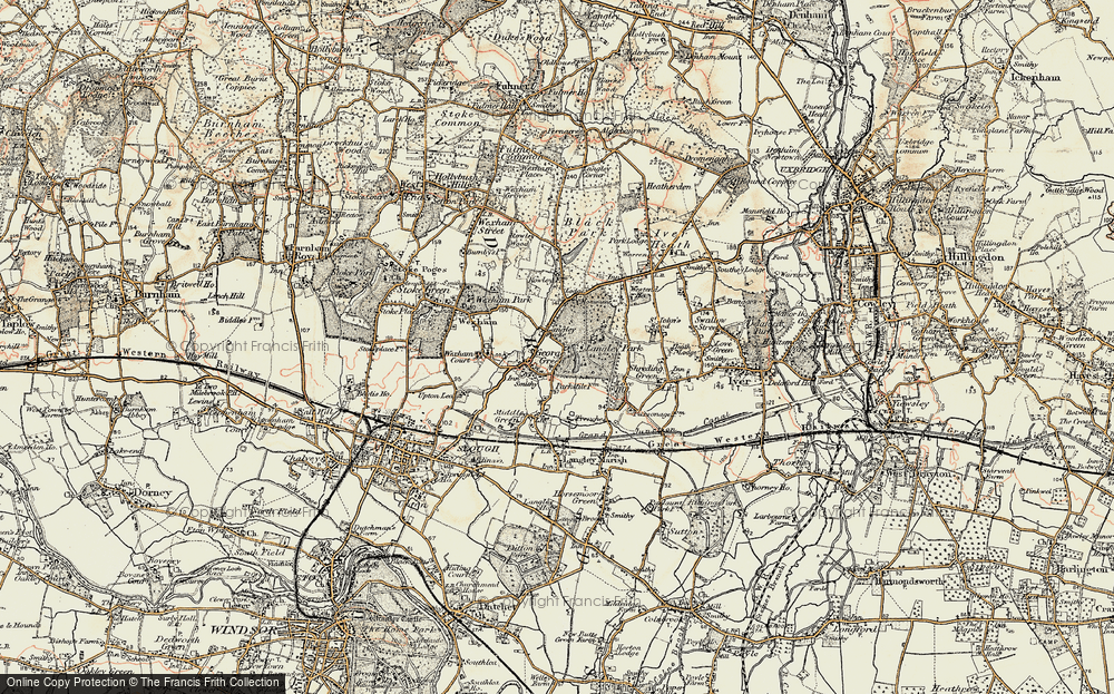 Old Map of George Green, 1897-1909 in 1897-1909