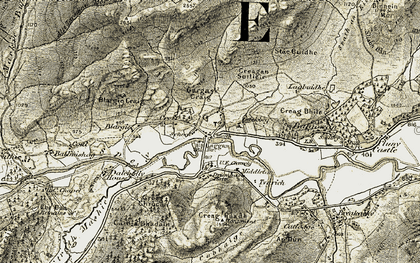 Old map of Blargie in 1908