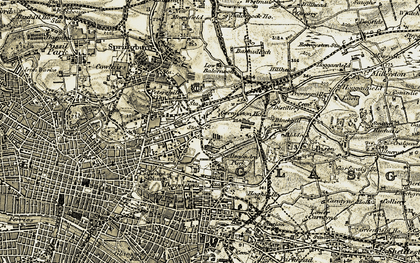 Old map of Germiston in 1904-1905