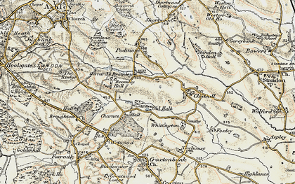 Old map of Gerrard's Bromley in 1902