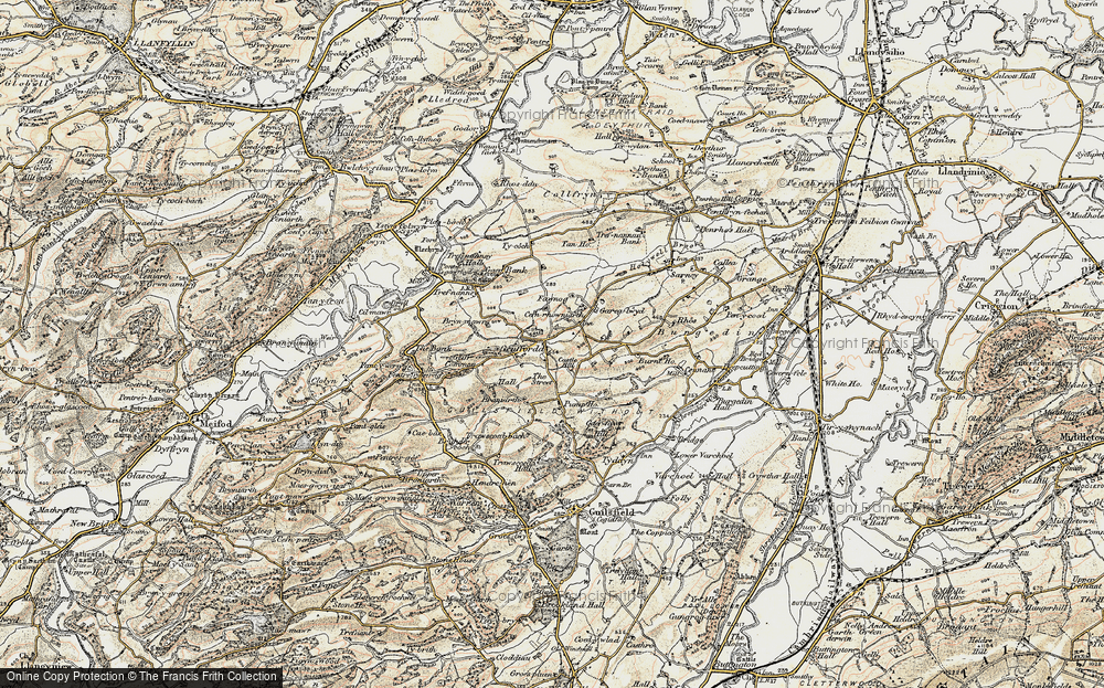 Old Map of Geuffordd, 1902-1903 in 1902-1903