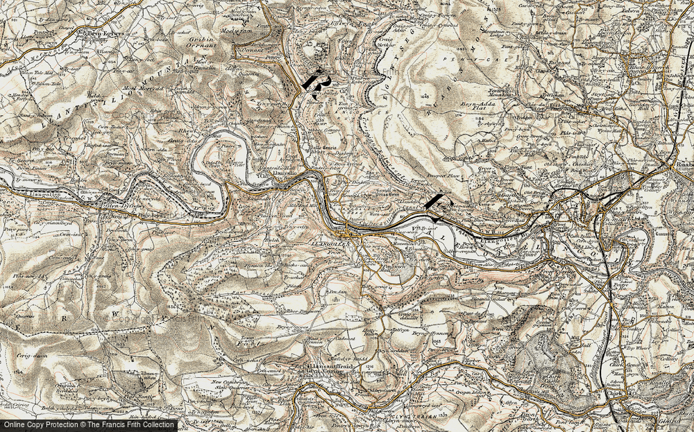 Old Map of Geufron, 1902-1903 in 1902-1903