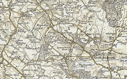 Old map of Gibb Hill in 1902-1903