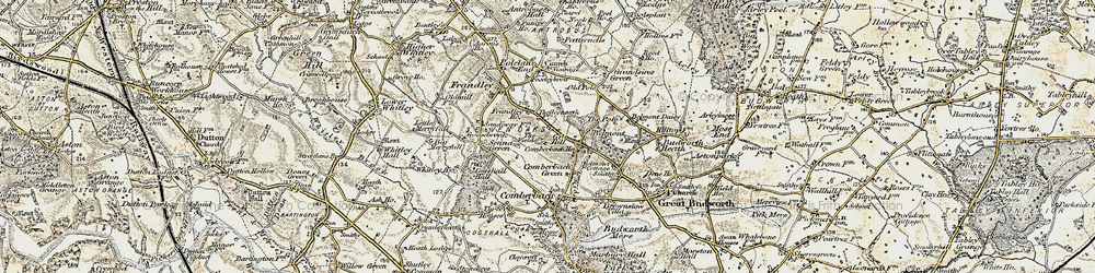 Old map of Gibb Hill in 1902-1903