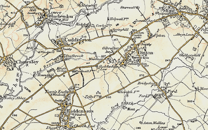 Old map of Westlington Ho in 1898