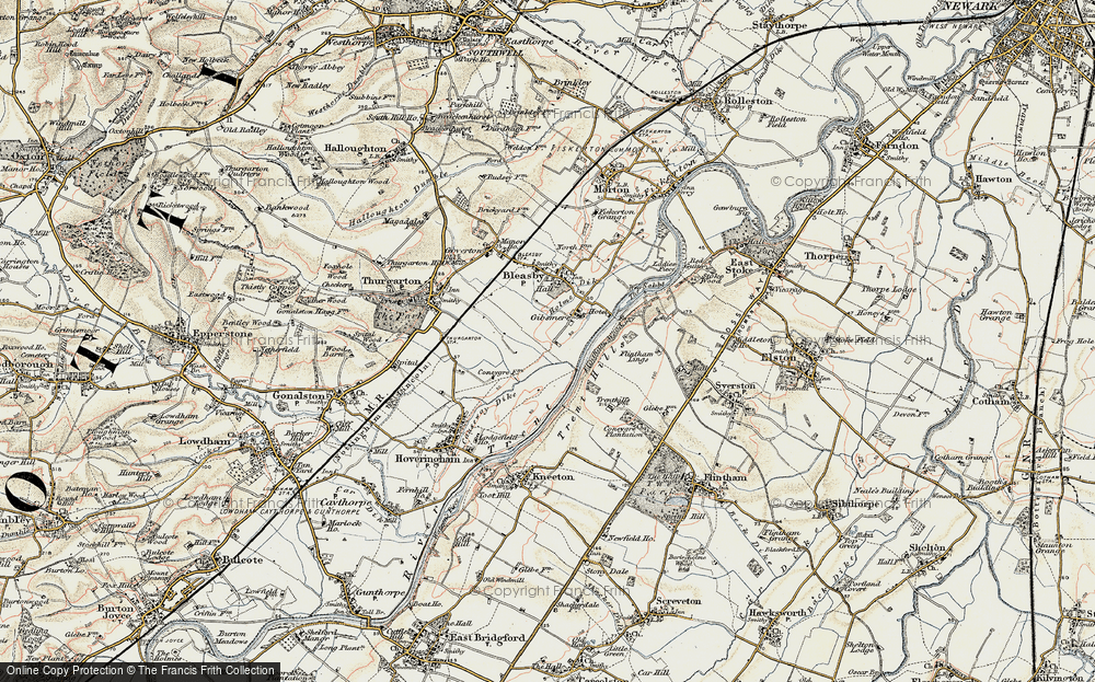 Old Map of Gibsmere, 1902-1903 in 1902-1903