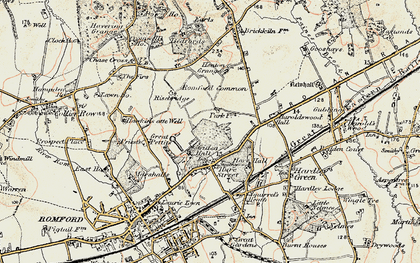Gidea Park 1898 Rnc713431 Index Map 