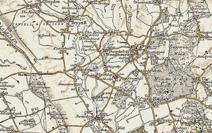 Old map of Giggetty in 1902