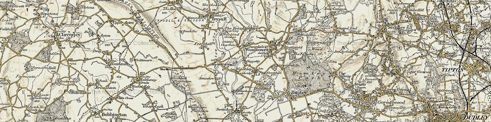Old map of Giggetty in 1902
