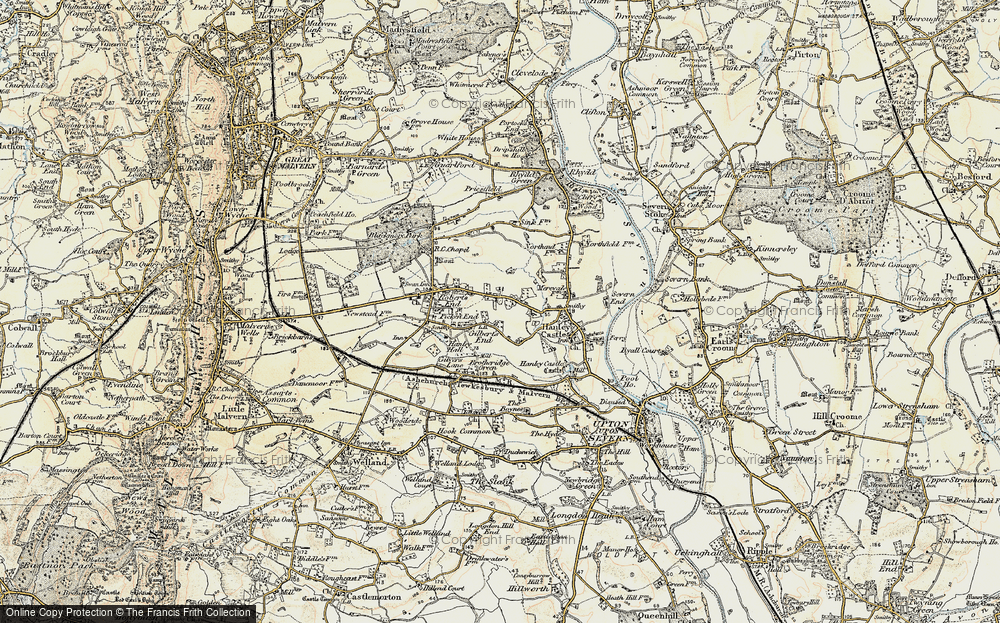 Old Map of Gilbert's End, 1899-1901 in 1899-1901