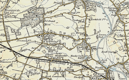 Old map of Gilbert's End in 1899-1901